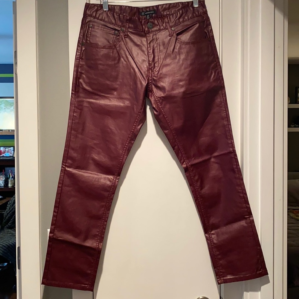Vegan leather pants